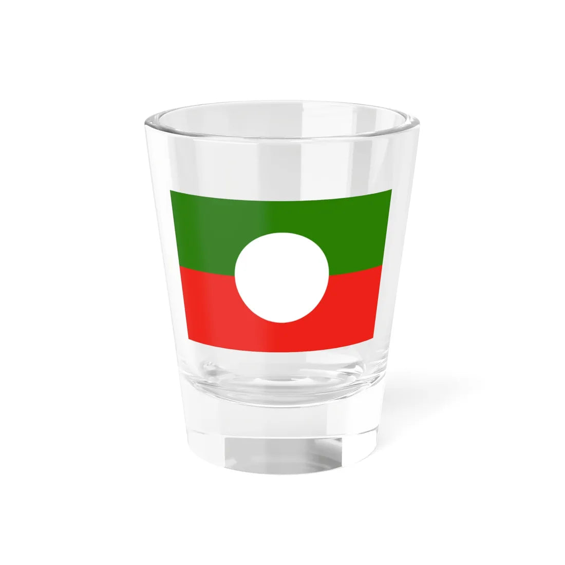 Shan National Democratic Party Flag (Myanmar) Shot Glass 1.5oz 1.5oz - Go Mug Yourself