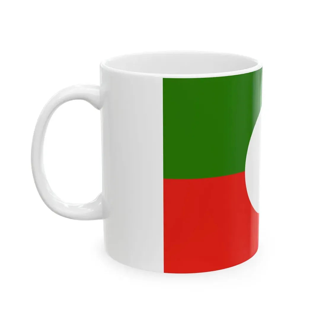 Shan National Democratic Party Flag (Myanmar) White Coffee Mug - Go Mug Yourself