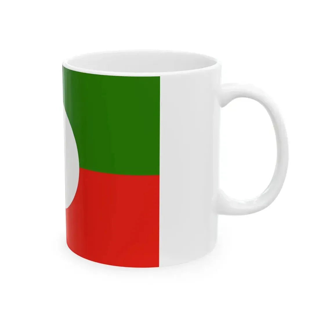 Shan National Democratic Party Flag (Myanmar) White Coffee Mug - Go Mug Yourself
