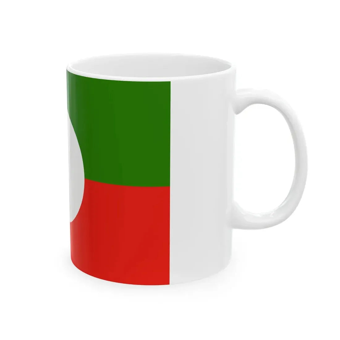 Shan National Democratic Party Flag (Myanmar) White Coffee Mug - Go Mug Yourself