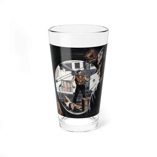 Shanghai Reckoning, Argosy, May 1949 (Magazine Illustration) Pint Glass 16oz-16oz-Go Mug Yourself