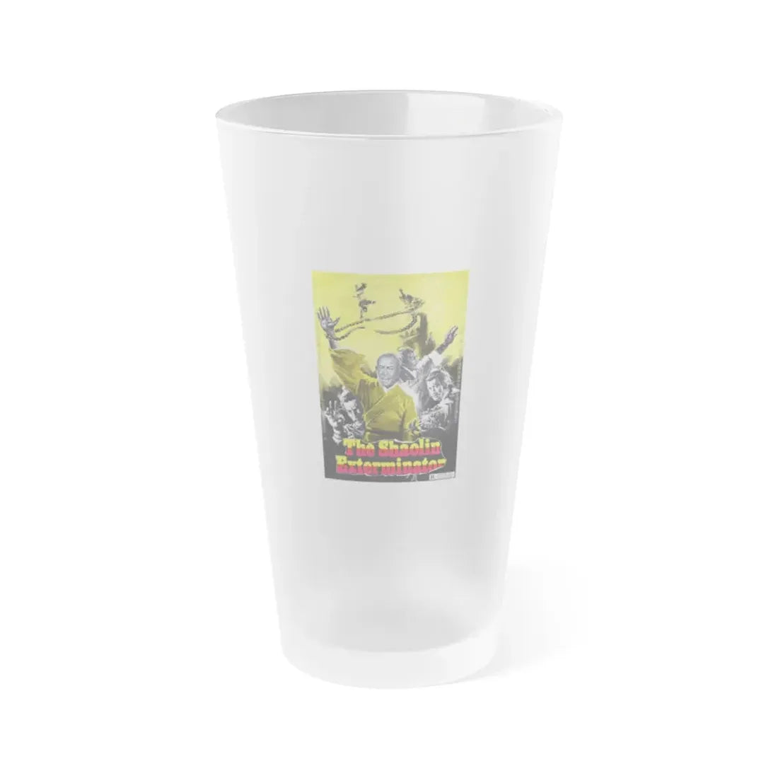 SHAOLIN EXTERMINATOR 1977 Movie Poster - Frosted Pint Glass 16oz Default Title - Go Mug Yourself