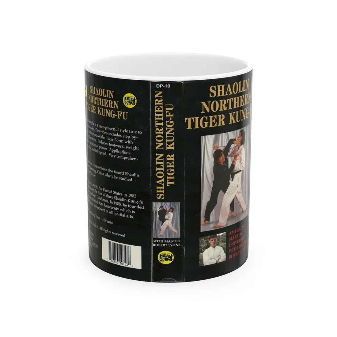 SHAOLIN NORTHERN TIGER KUNG FU (VHS COVER) - White Coffee Mug 11oz - Go Mug Yourself