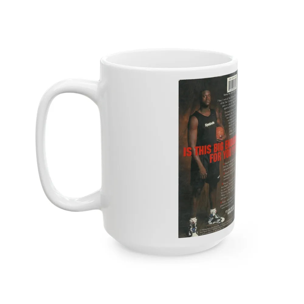 SHAQ ATTACK IN YOUR FACE (VHS COVER) - White Coffee Mug-Go Mug Yourself