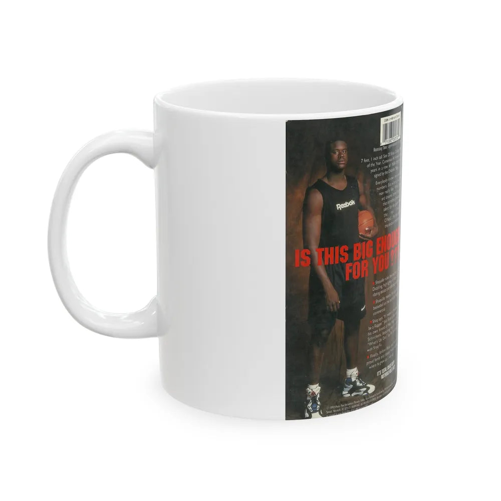 SHAQ ATTACK IN YOUR FACE (VHS COVER) - White Coffee Mug-Go Mug Yourself