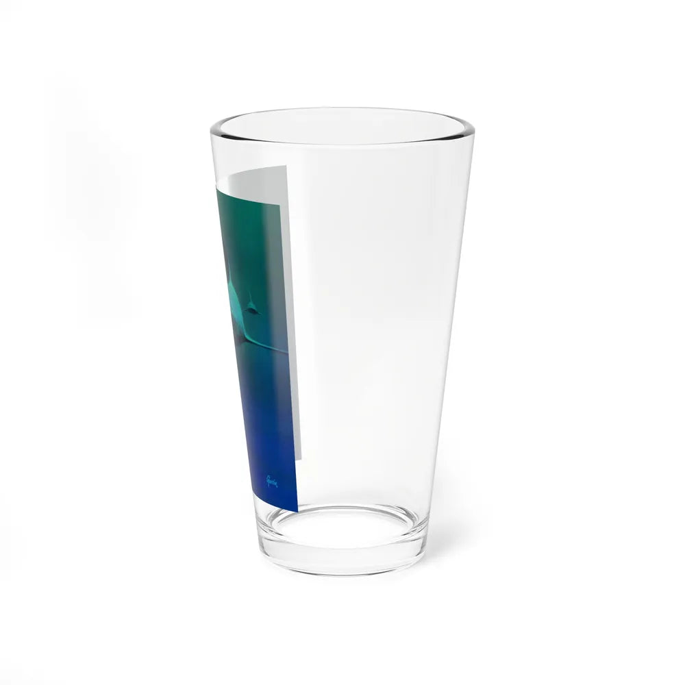 Shark (Magazine Illustration) Pint Glass 16oz-Go Mug Yourself