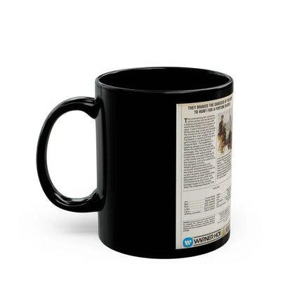 SHARKS TREASURE WARNER HOME VIDEO (VHS COVER) - Black Coffee Mug - Go Mug Yourself