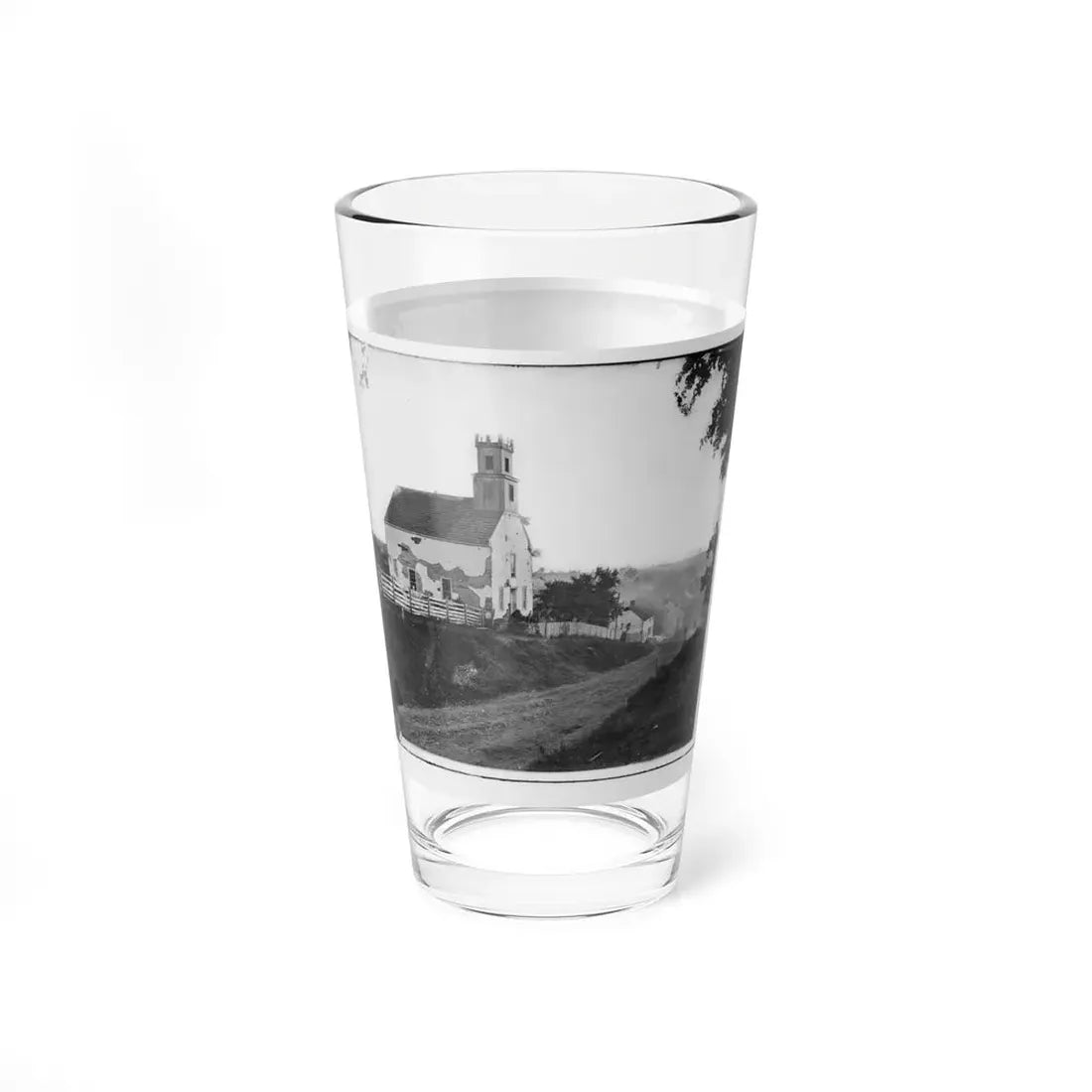 Sharpsburg, Md. Lutheran Church (U.S. Civil War) Pint Glass 16oz - Go Mug Yourself