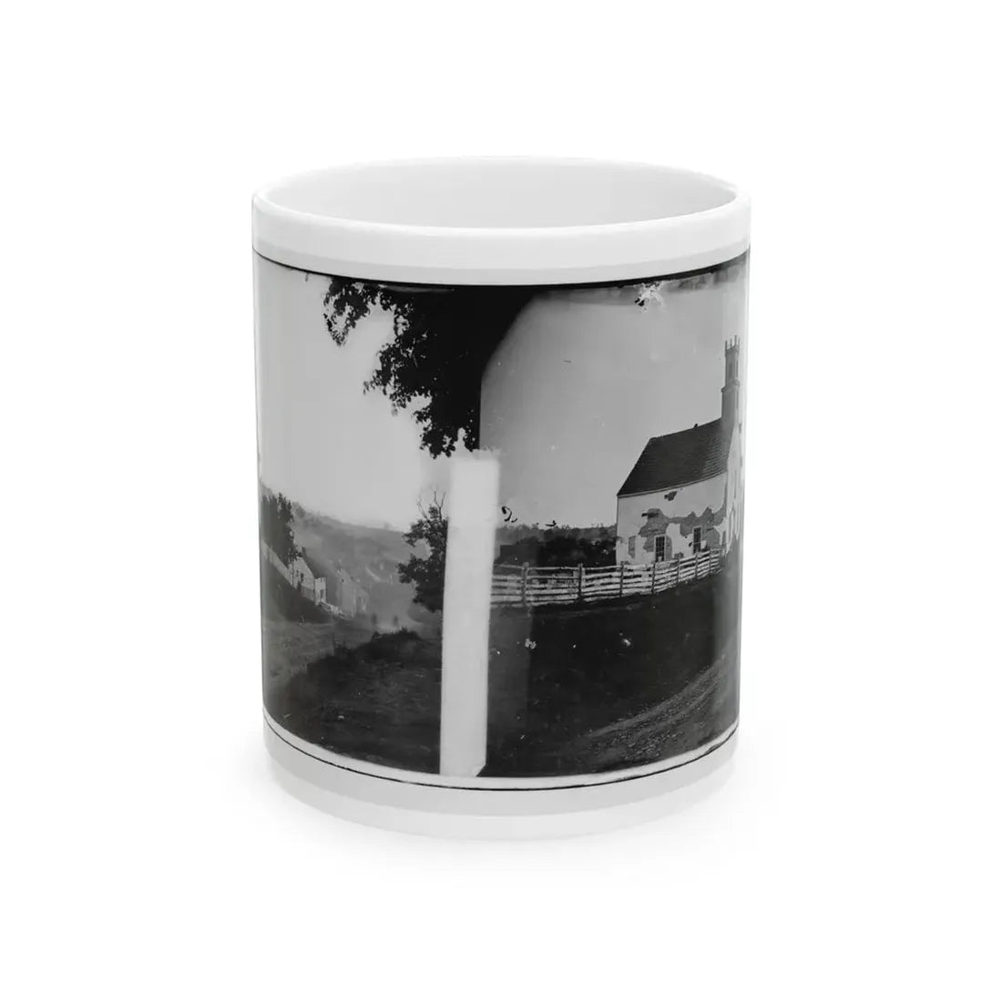 Sharpsburg, Md. Lutheran Church (U.S. Civil War) White Coffee Mug 11oz - Go Mug Yourself