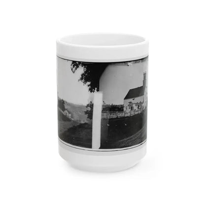 Sharpsburg, Md. Lutheran Church (U.S. Civil War) White Coffee Mug 15oz - Go Mug Yourself