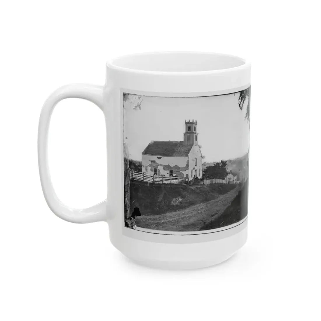 Sharpsburg, Md. Lutheran Church (U.S. Civil War) White Coffee Mug - Go Mug Yourself