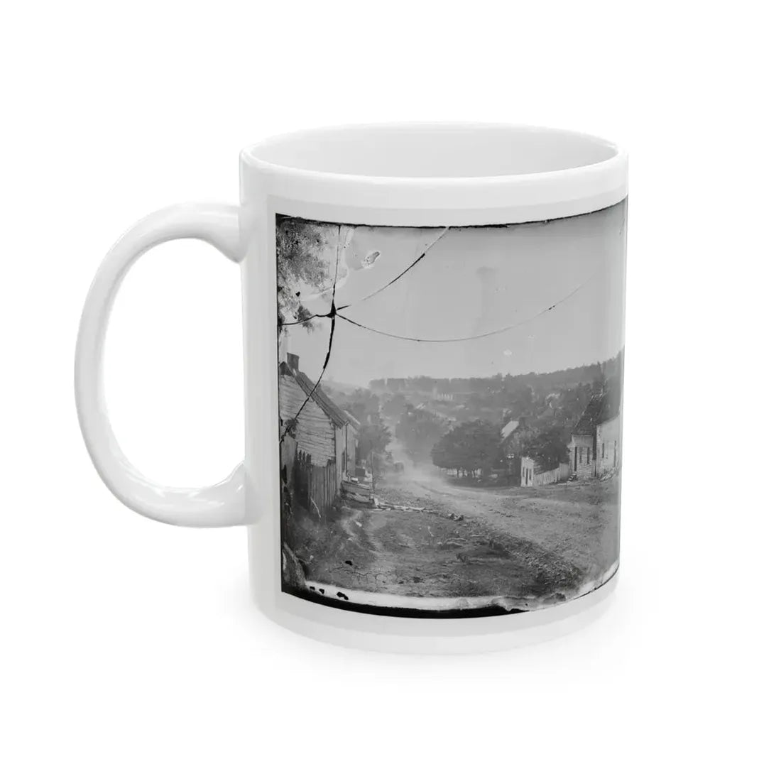Sharpsburg, Md. Principal Street (U.S. Civil War) White Coffee Mug - Go Mug Yourself