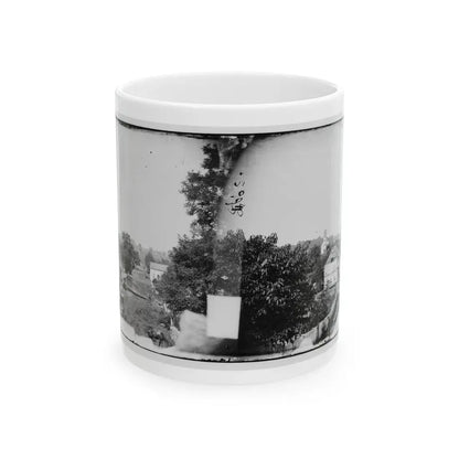 Sharpsburg, Md. View With Episcopal Church In Distance (U.S. Civil War) White Coffee Mug 11oz - Go Mug Yourself