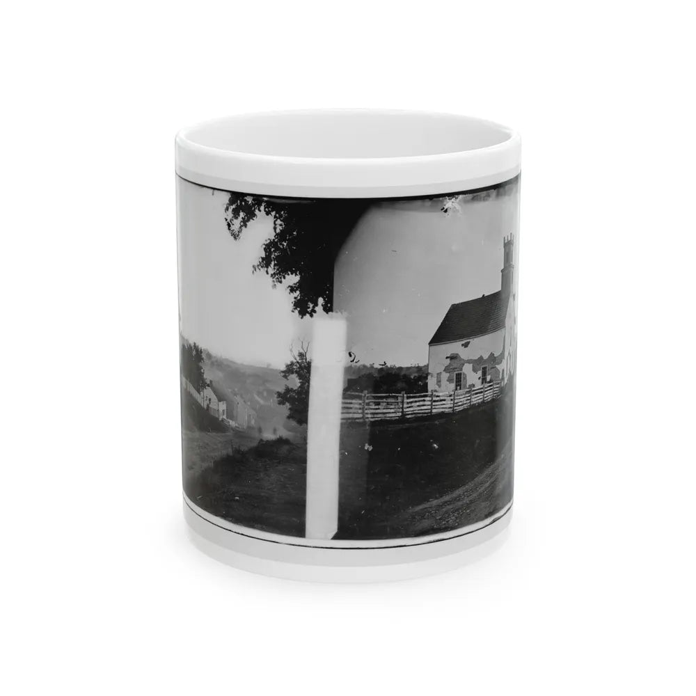 Sharpsburg, Md. Lutheran Church (U.S. Civil War) White Coffee Mug-11oz-Go Mug Yourself