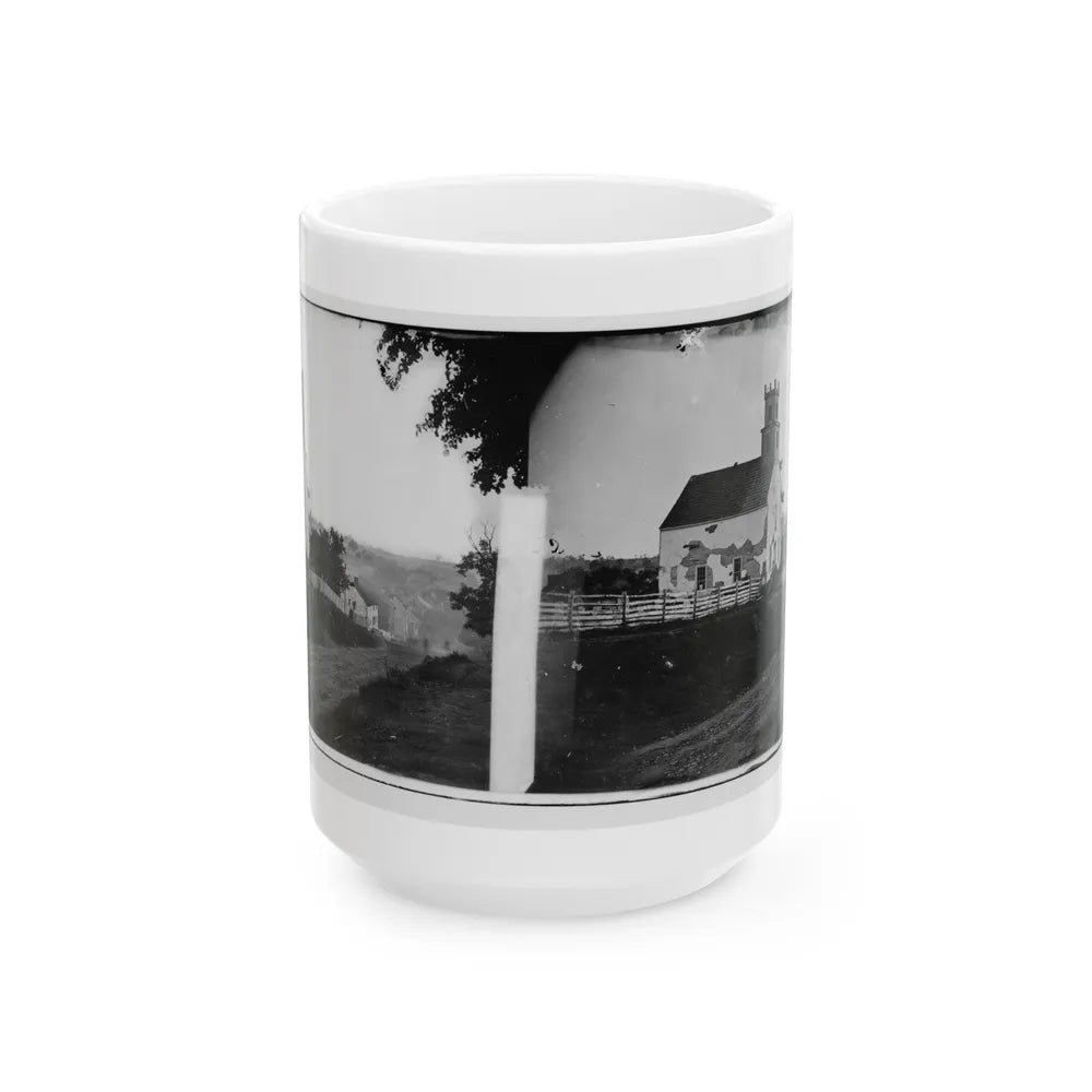 Sharpsburg, Md. Lutheran Church (U.S. Civil War) White Coffee Mug-15oz-Go Mug Yourself