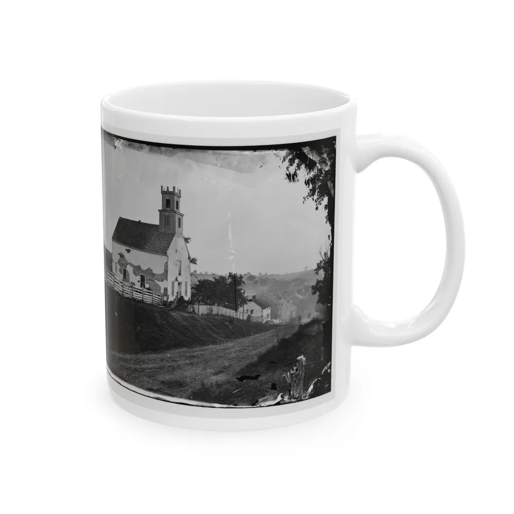 Sharpsburg, Md. Lutheran Church (U.S. Civil War) White Coffee Mug-Go Mug Yourself