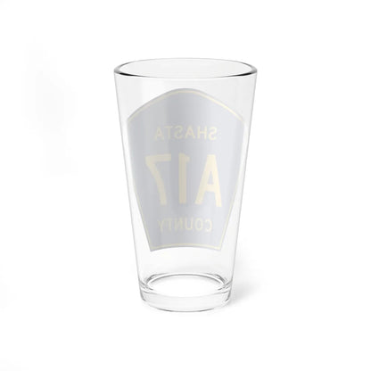 Shasta County A17 (California) (Road Sign) Pint Glass 16oz - Go Mug Yourself