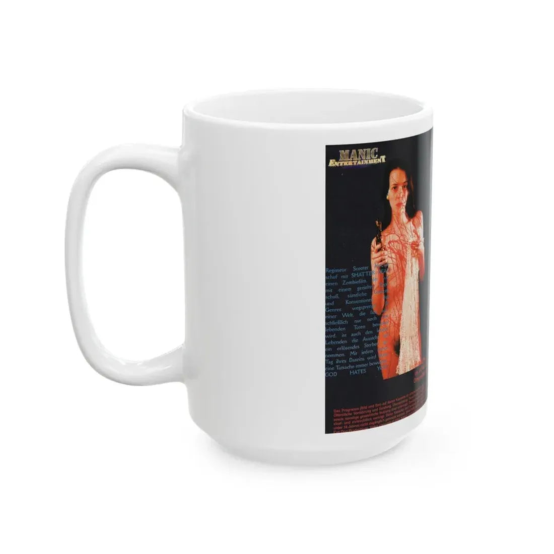 SHATTER DEAD (VHS COVER) - White Coffee Mug - Go Mug Yourself