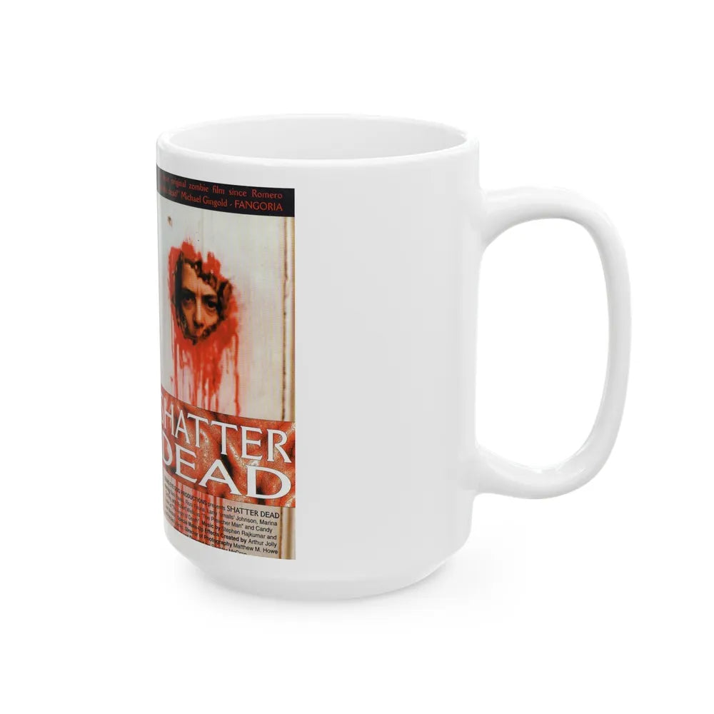 SHATTER DEAD (VHS COVER) - White Coffee Mug-Go Mug Yourself