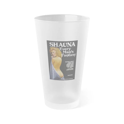 SHAUNA EVERY MAN'S FANTASY 1985 Movie Poster - Frosted Pint Glass 16oz-Go Mug Yourself