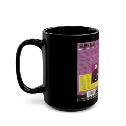 SHAWN LANE POWER LICKS (VHS COVER) - Black Coffee Mug-Go Mug Yourself