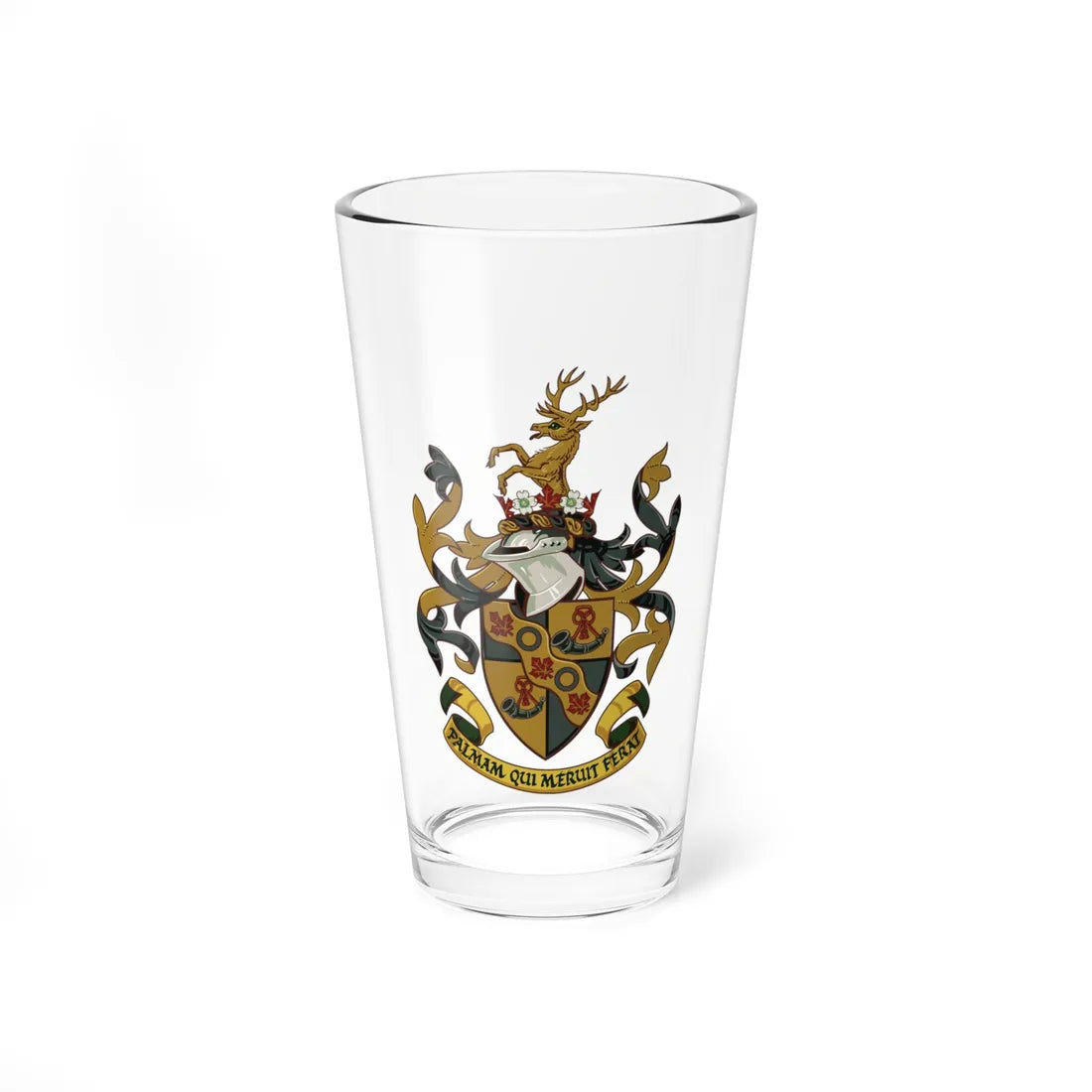 Shawnigan crest (Canada) (Coat of Arms) Pint Glass 16oz 16oz - Go Mug Yourself