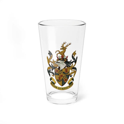 Shawnigan crest (Canada) (Coat of Arms) Pint Glass 16oz 16oz - Go Mug Yourself