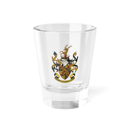 Shawnigan crest (Canada) (Coat of Arms) Shot Glass 1.5oz 1.5oz - Go Mug Yourself