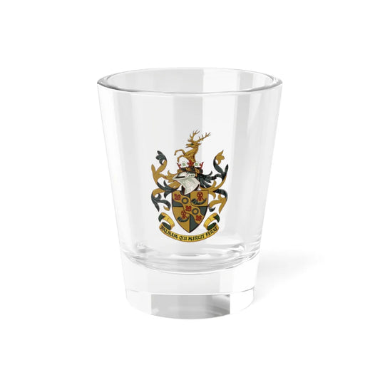 Shawnigan crest (Canada) (Coat of Arms) Shot Glass 1.5oz 1.5oz - Go Mug Yourself