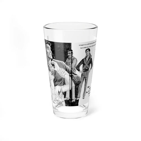 She Couldn't Say No To The Gaucho, Man's Best, June 1966 (Magazine Illustration) Pint Glass 16oz 16oz - Go Mug Yourself
