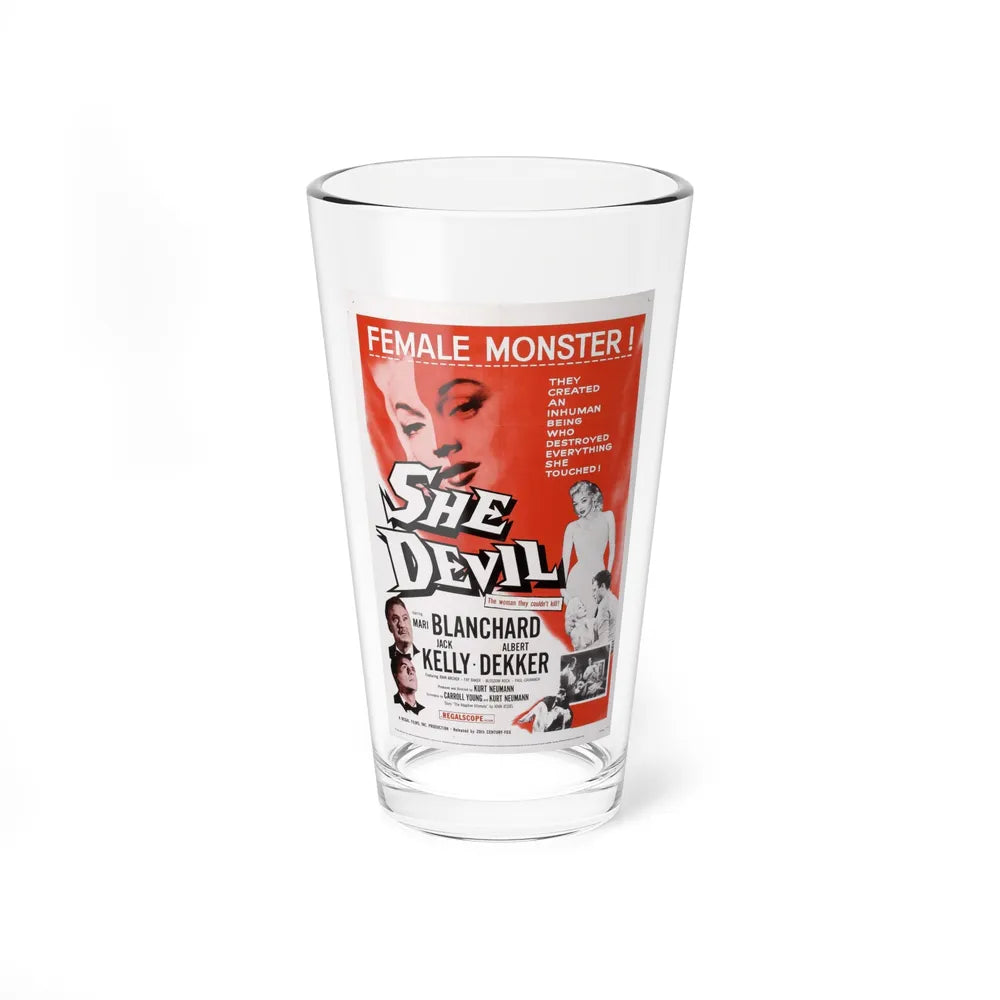 SHE DEVIL 1989 Movie Poster - Pint Glass 16oz-16oz-Go Mug Yourself