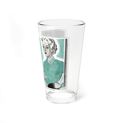 She Had Thought Jinny Was A Child, 1936 (Magazine Illustration) Pint Glass 16oz-Go Mug Yourself