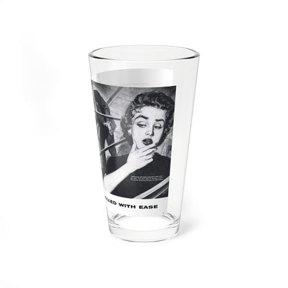 She Killed with Ease, True Detective, October 1954 (Magazine Illustration) Pint Glass 16oz-Go Mug Yourself