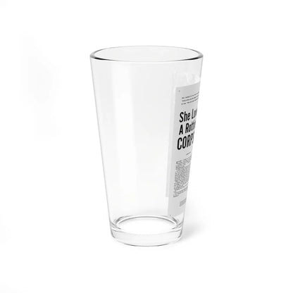 She Loved A Rotting Corpse, Man's Adventure, December 1964 (Magazine Illustration) Pint Glass 16oz - Go Mug Yourself