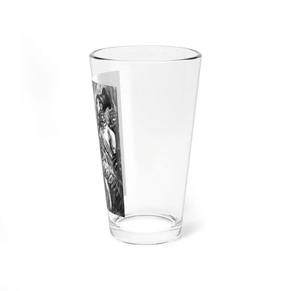 She Loved A Rotting Corpse, Man's Adventure, December 1964 (Magazine Illustration) Pint Glass 16oz - Go Mug Yourself