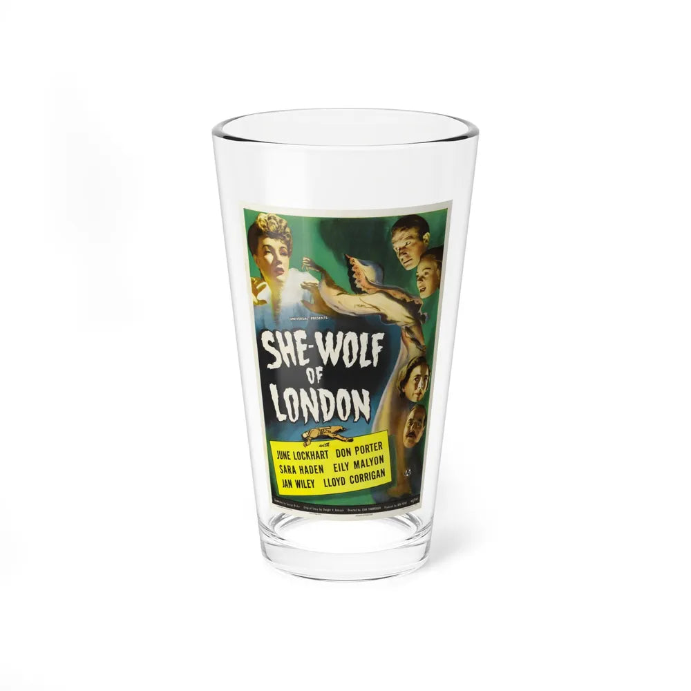 SHE-WOLF OF LONDON 1946 Movie Poster - Pint Glass 16oz-16oz-Go Mug Yourself