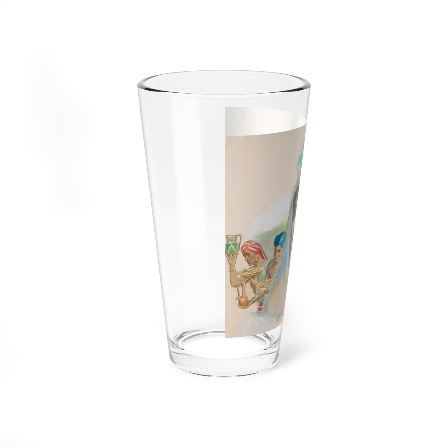 Sheba's Secret, The American Weekly story illustration (Magazine Illustration) Pint Glass 16oz-Go Mug Yourself