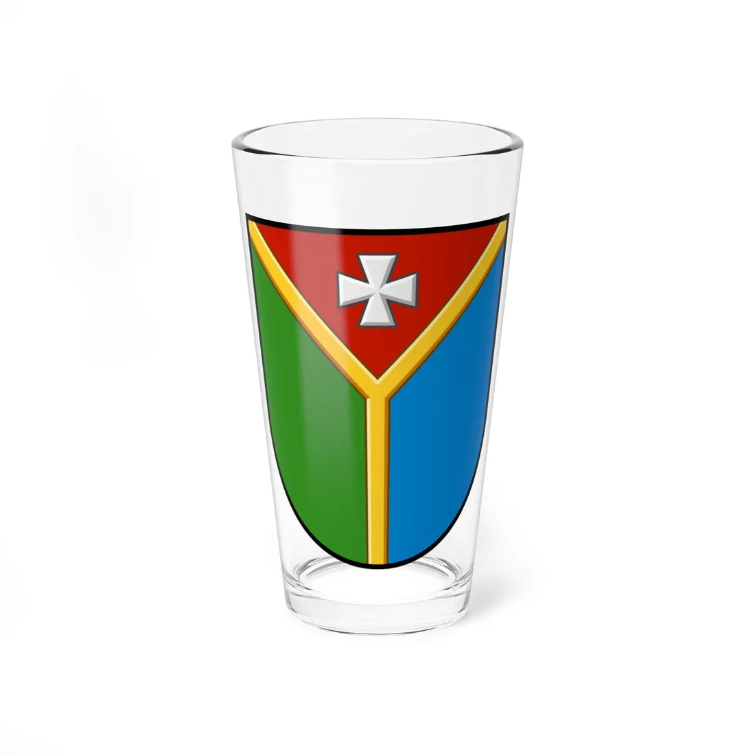Shepetivka coat of arms lesser (Ukraine) (Coat of Arms) Pint Glass 16oz 16oz - Go Mug Yourself