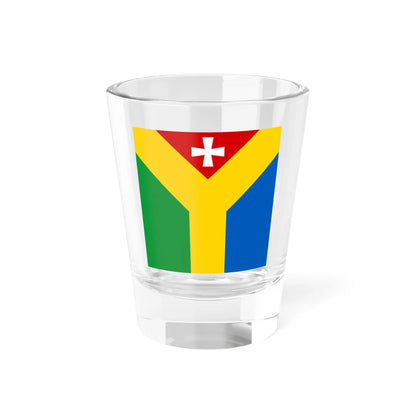 Shepetivka flag (Ukraine) Shot Glass 1.5oz 1.5oz - Go Mug Yourself