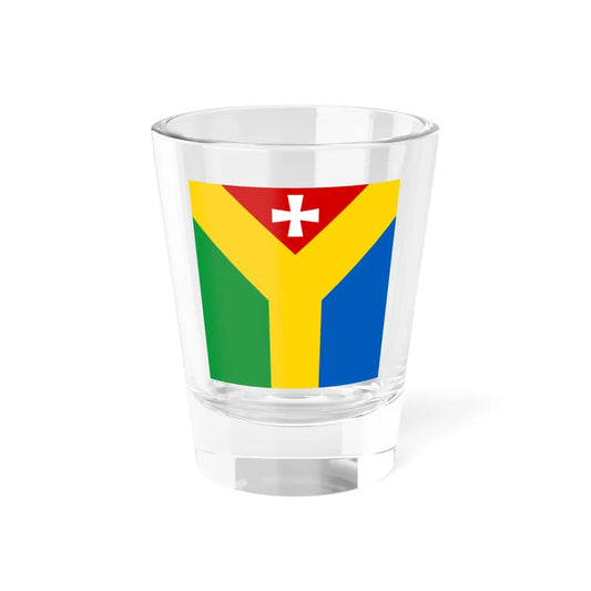 Shepetivka flag (Ukraine) Shot Glass 1.5oz 1.5oz - Go Mug Yourself