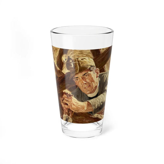 Shepherd to the Flock, Saturday Evening Post illustration, February 2, 1962 (Magazine Illustration) Pint Glass 16oz 16oz - Go Mug Yourself