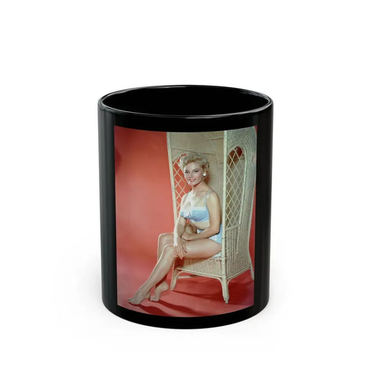 Sheree North #10 - 8x10 Full Body Color 1-Piece Swimsuit Cheesecake Photo circa 1950's2 (Vintage Female Icon) Black Coffee Mug 11oz - Go Mug Yourself
