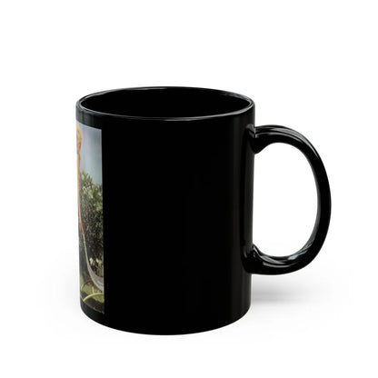 Sheree North #100 (Vintage Female Icon) Black Coffee Mug-Go Mug Yourself