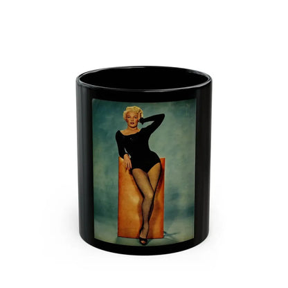 Sheree North #101 (Vintage Female Icon) Black Coffee Mug 11oz - Go Mug Yourself