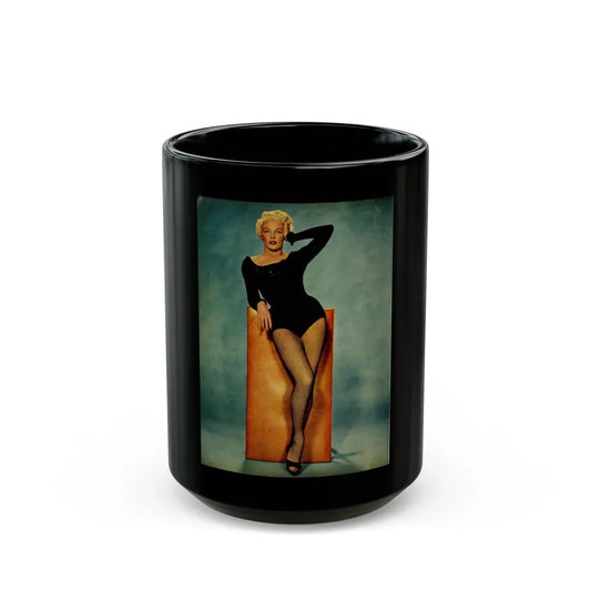 Sheree North #101 (Vintage Female Icon) Black Coffee Mug 15oz - Go Mug Yourself