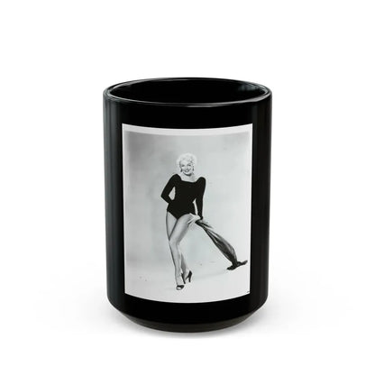 Sheree North #104 (Vintage Female Icon) Black Coffee Mug 15oz - Go Mug Yourself