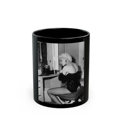 Sheree North #112 (Vintage Female Icon) Black Coffee Mug 11oz - Go Mug Yourself