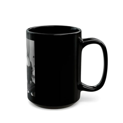 Sheree North #112 (Vintage Female Icon) Black Coffee Mug - Go Mug Yourself