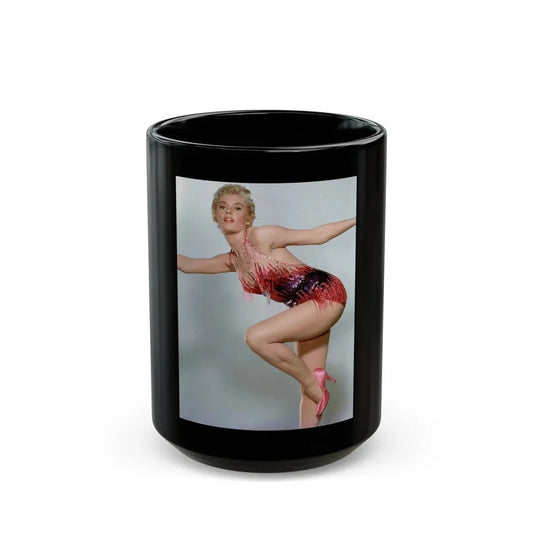 Sheree North #122 (Vintage Female Icon) Black Coffee Mug 15oz - Go Mug Yourself