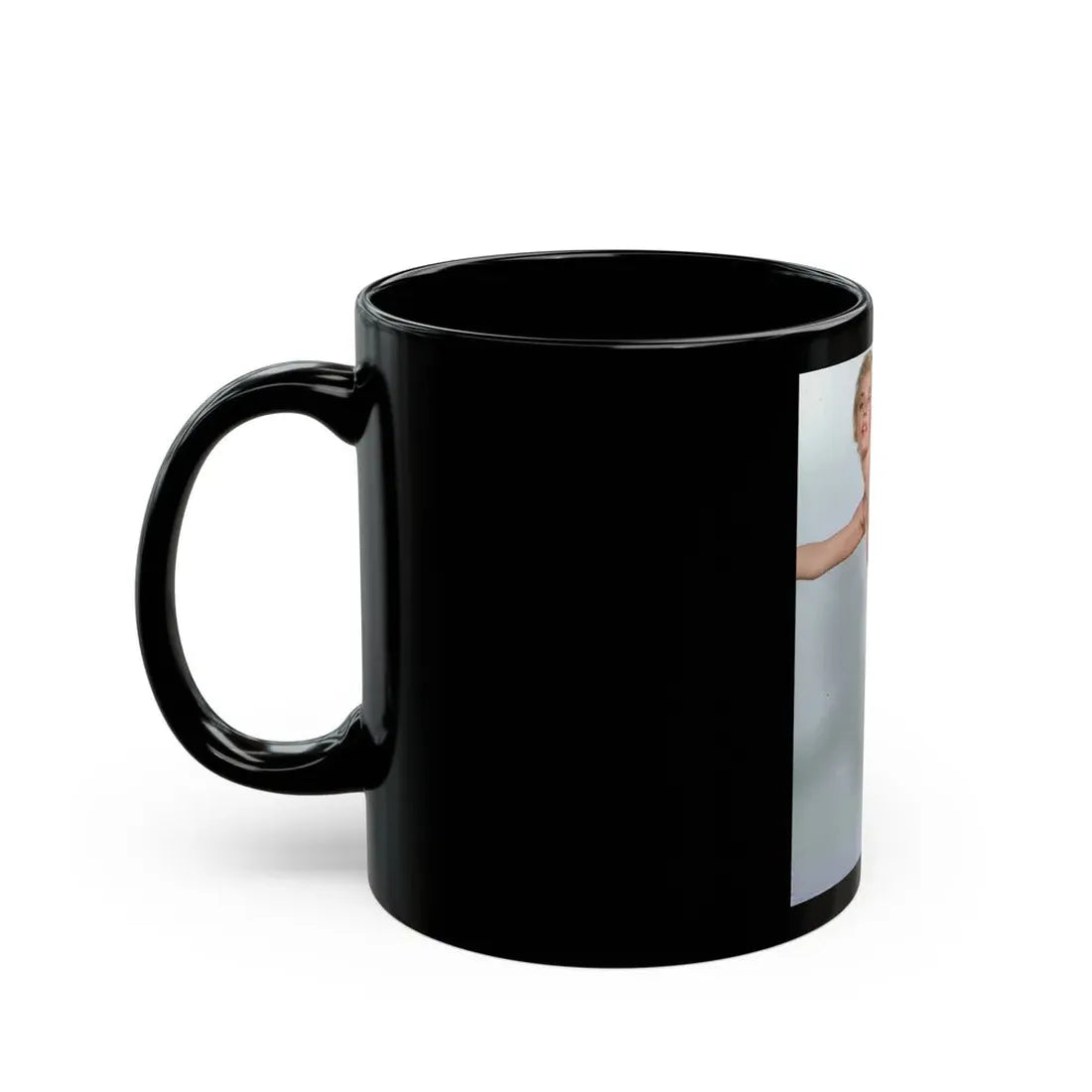 Sheree North #122 (Vintage Female Icon) Black Coffee Mug - Go Mug Yourself